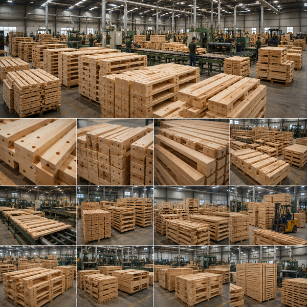 Alder Wood Pallet Elements